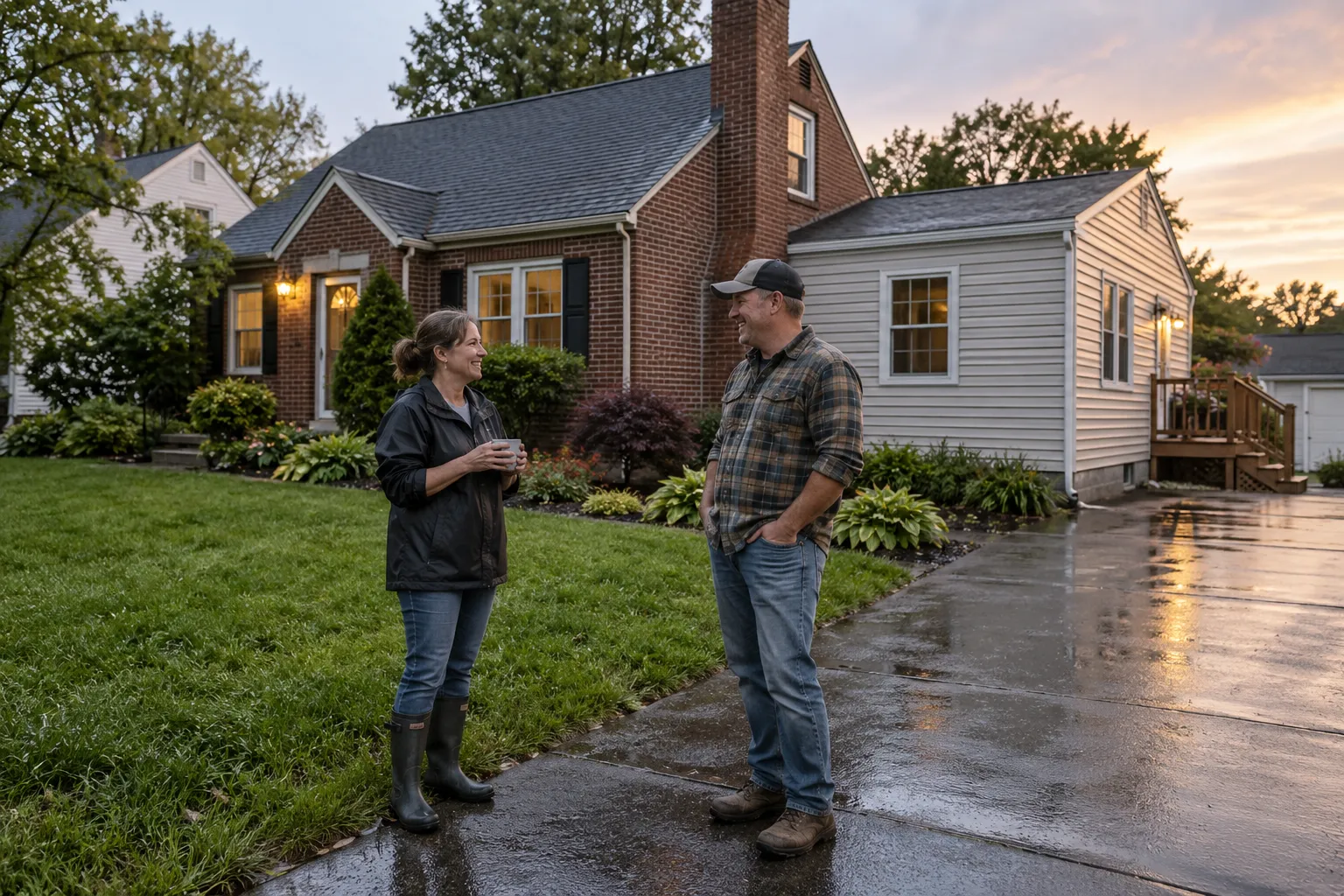 Homes in the Upstate area served by local water damage providers